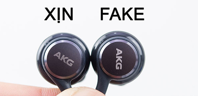 cách phân biệt tai nghe akg chính hãng và hàng Fake