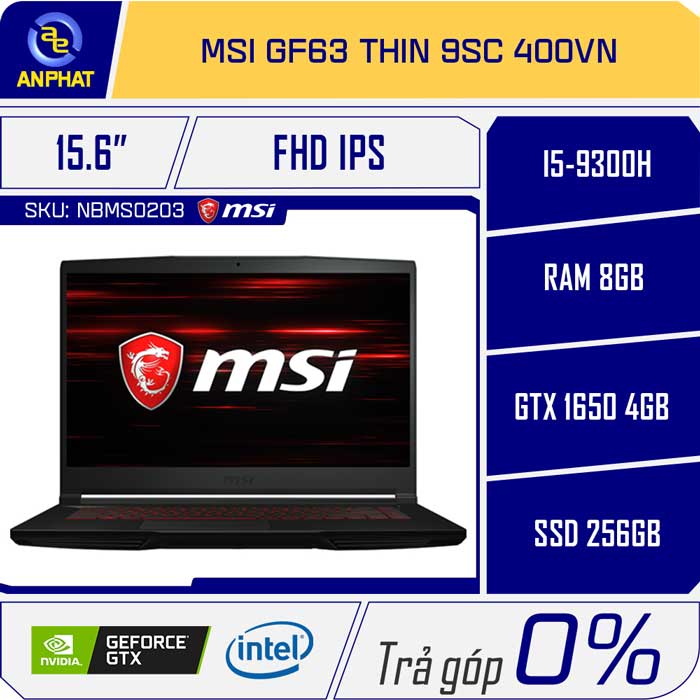 32817 laptop msi gf63 thin 9sc 400vn1