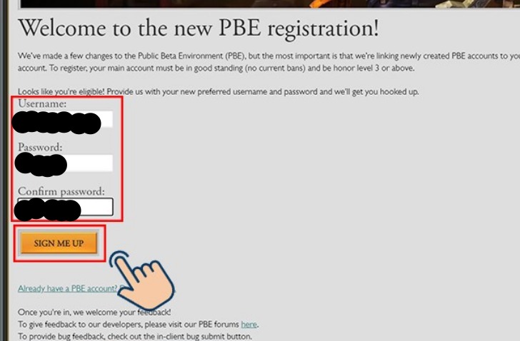 cách đăng ký dtcl pbe